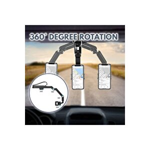 Otomobil Cep Telefonu Tutucu, 360 Derece Dönebilir, 4 – 7 Inç (i Phone/samsung/huawei/lg/xiaomi.)