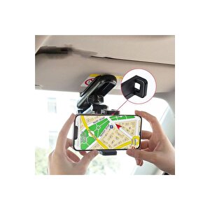 Araç Telefon Tutacağı, 360 Dönebilen Dikiz Aynası/masa/mutfak Araba Montajı, Ayarlanabilir Kollu