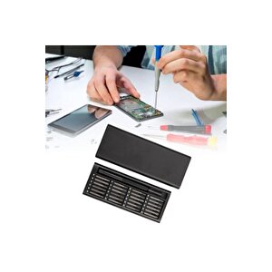 25 In 1 Tornavida Seti Manyetik Uçları Sökülebilir Mini Alet Çantası Pc Telefon Tamir Set