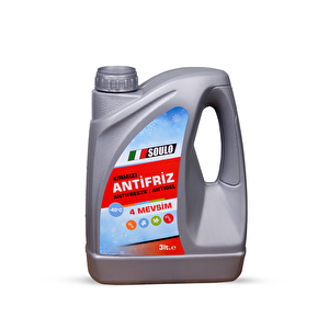 Organik Kırmızı Antifriz -40 Derece 3 Litre