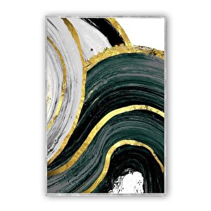 Textures Yağlı Boya Dokulu Tablo Gümüş Çerçeve 90x120 cm