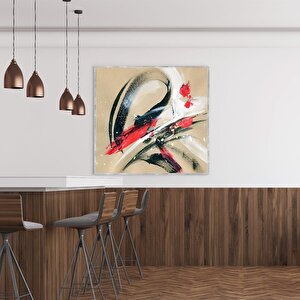 Jetore Yağlı Boya Dokulu Tablo Gümüş Çerçeve 100x150 cm