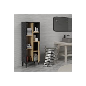 Ephesusdh Banyo Dolabi Ve Çok Amaçli Dolap Royalmermer Safi̇rmeşe Antrasit