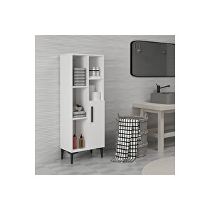 Ephesusdh Banyo Dolabi Ve Çok Amaçli Dolap Beyaz Beyaz