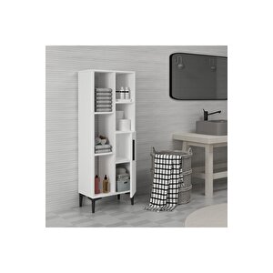 Ephesusdh Banyo Dolabi Ve Çok Amaçli Dolap Beyaz Beyaz