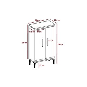 Ni̇tradh Medi̇um Banyo Dolabi Ve Çok Amaçli Dolap Beyaz Royalmermer