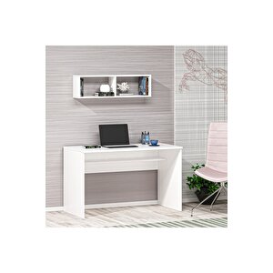 Collegedh Çalişma Masasi Beyaz Beyaz