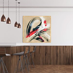 Jetore Yağlı Boya Dokulu Tablo Gold Çerçeve 90x120 cm