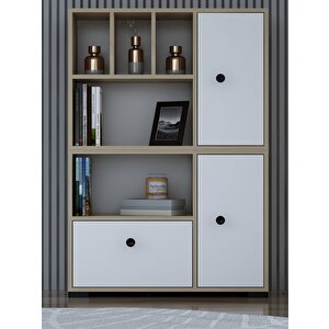 Avonadh Ki̇taplik Safi̇rmeşe-beyaz Meşe