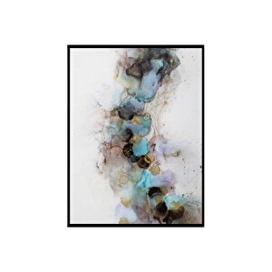 Bambola Yağlı Boya Dokulu Tablo Gold Çerçeve 90x120 cm