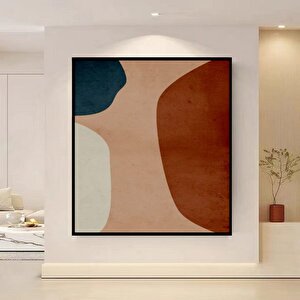Farby Yağlı Boya Dokulu Tablo Gold Çerçeve 75x100 cm