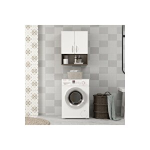 Vodadh Banyo Dolabi Cevi̇z Beyaz Ceviz