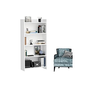 Amydh Ki̇taplik (60 Cm) Beyaz Beyaz