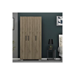 Edi̇tdh 90 Cm Gardirop Cevi̇z Ceviz