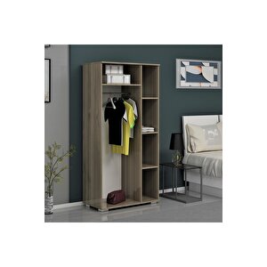 Edi̇tdh 90 Cm Gardirop Cevi̇z Ceviz
