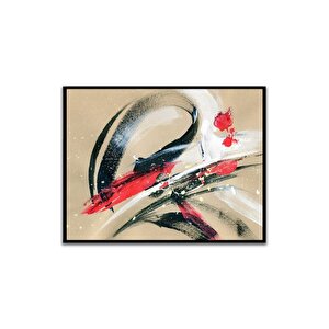 Jetore Yağlı Boya Dokulu Tablo Siyah Çerçeve 50x70 cm