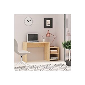 Karendh 2 Rafli Çalişma Masasi Safi̇rmeşe Meşe