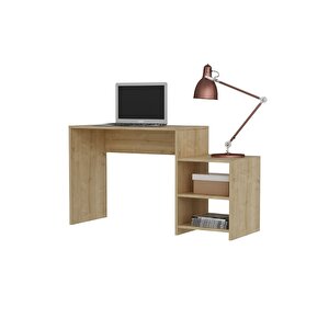Karendh 2 Rafli Çalişma Masasi Safi̇rmeşe Meşe