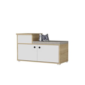 Elegantdh Mi̇nderli̇ Ayakkabilik Safi̇rmeşe Beyaz
