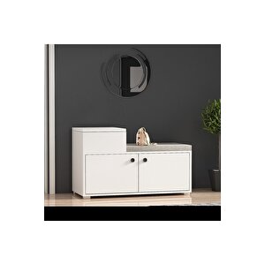 Elegantdh Mi̇nderli̇ Ayakkabilik Beyaz Beyaz