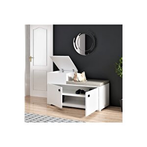 Elegantdh Mi̇nderli̇ Ayakkabilik Beyaz Beyaz