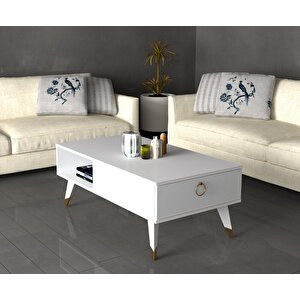 Deluxdh Orta Sehpa Beyaz Meşe