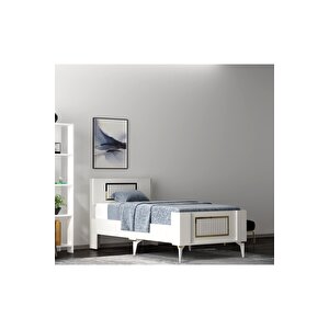Noradh Tek Ki̇şi̇li̇k Yatak Beyaz-altin Beyaz