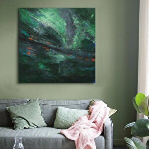 Jawel Yağlı Boya Dokulu Tablo Çerçevesiz 100x100 cm