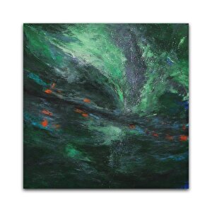 Jawel Yağlı Boya Dokulu Tablo Çerçevesiz 100x100 cm