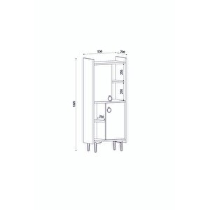Leedsdh Banyo Dolabı Safirmeşe Beyaz