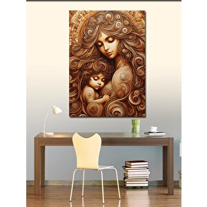 Kanvas Tablo Anne Ve Çocuk 50x70 cm