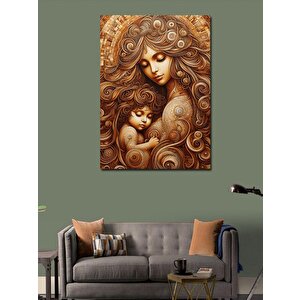Kanvas Tablo Anne Ve Çocuk 70x100 cm