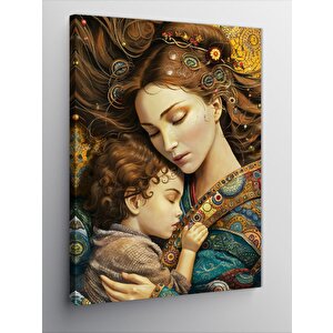 Kanvas Tablo Anne Ve Çocuk 70x100 cm