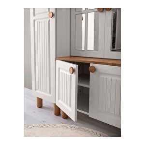 Ücretsiz Montaj-%100 Mdf-aytaşı-bohem Begonya Aynalı Portmanto