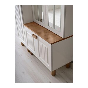 Ücretsiz Montaj-%100 Mdf-aytaşı-bohem Papatya Aynalı Portmanto