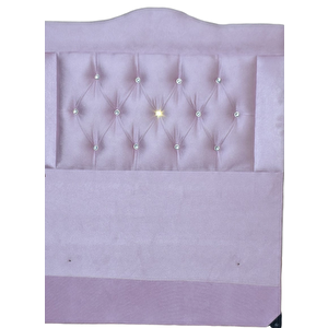 Başlık 14245 Tek Kişilik 90 Lık Tay Tüy Pembe Renk Kapitone Başlık
