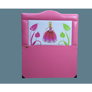 Başlık 14242 Tek Kişilik 90 Lık Suni Deri Barbi Pembe Renk Kapitone Başlık