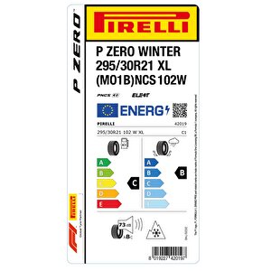 295/30 R21 102w Xl P Zero Winter (mo1b) Ncs Oto Kış Lastiği (üretim:2023)