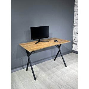 Heygaming Profesyonel Oyuncu Masası Ceviz Siyah Bilgisayar Çalışma Masası 120 Cm