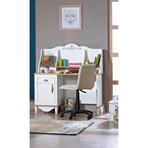 Çalışma Masa-koltuk Urlu Flora Model Kayın Retro Yüksek Ayak Hard Suntalem
