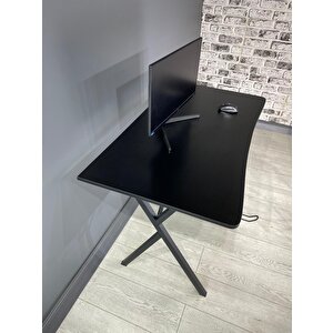 Heygaming Profesyonel Oyuncu Masası Siyah Bilgisayar Çalışma Masası 120 Cm