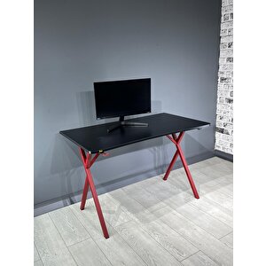 Heygaming Profesyonel Oyuncu Masası Siyah Kırmızı Bilgisayar Çalışma Masası 120 Cm