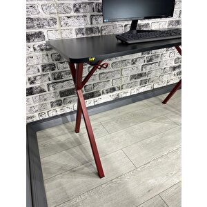Heygaming Profesyonel Oyuncu Masası Siyah Kırmızı Bilgisayar Çalışma Masası 120 Cm