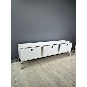 Maya Raflı Çalışma Masası Beyaz 82 Cm