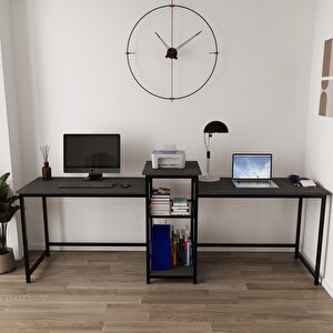 Duodesk 2 Kişilik Çalışma Masası Antrasit