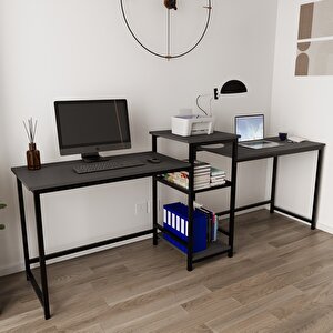 Duodesk 2 Kişilik Çalışma Masası Antrasit