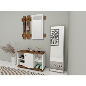 Edessa Ayakkabı/antre Hol Dolabı Amalfi-beyaz Renk