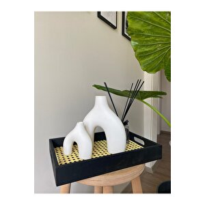 2'li Set Iskandinav Dekoratif  Bohem Vazo | Og-4 |