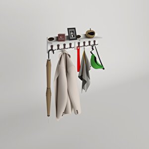Elbise Askılığı Karayemiş2 Byz 26*076*12 Vestiyer Portmanto Askı Askılık 8 Adet Askı