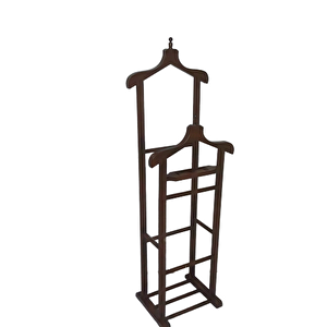 Dilsiz Uşak 13929 Çi̇ft Tepe Model Parlak Ceviz Natüre Renk Askılık Kayın El Yapım